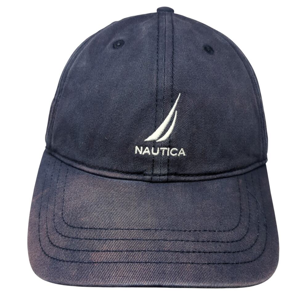Nautica NS83 Baseball Cap Blue One Size Adjustable Embroidered 6 Panel